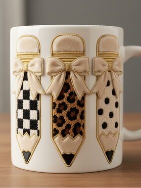 Pencil Ceramic Mug 15oz